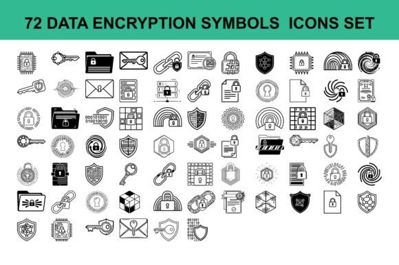 Data Encryption Symbols for Digital Security
