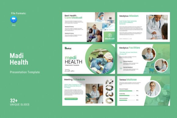 Elevating Professional Presentations: The Medi Health Keynote Template in a Visual-First Era