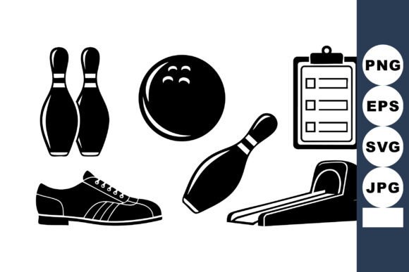 Flat Bowling Icons Set: A Practical Evaluation for Sports Graphics