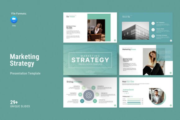 Marketing Strategy Keynote Template: A Professional Framework for Impactful Presentations