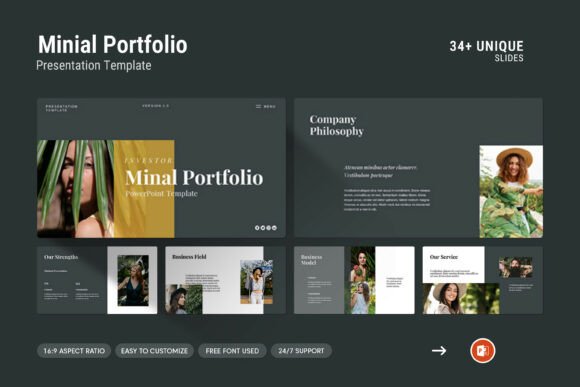 Minal Portfolio PowerPoint Template: An Objective Review for Professionals