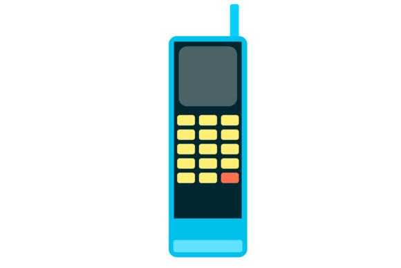 Retro Phone: A Visual Icon of 90s Mobile Communication