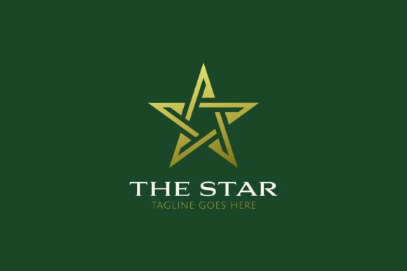 Star Shape Gold Luxury Logo Brand: A Premium Design Solution