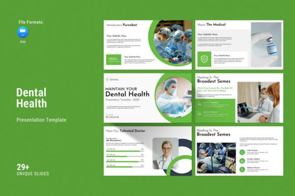 Using the Dental Health Keynote Template for Professional Presentations